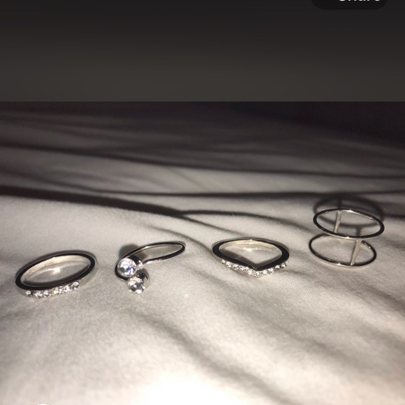 Silver Ring Set - Picture 1 of 1